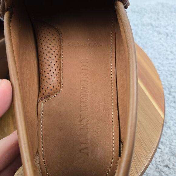Allen Edmonds Mens 8.5D Sebastian Brown Leather Business Driving Horsebit Loafer main image 6